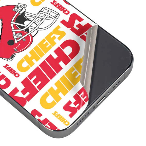 NFL Kansas City Chiefs White Blast iPhone 16 Pro Skin